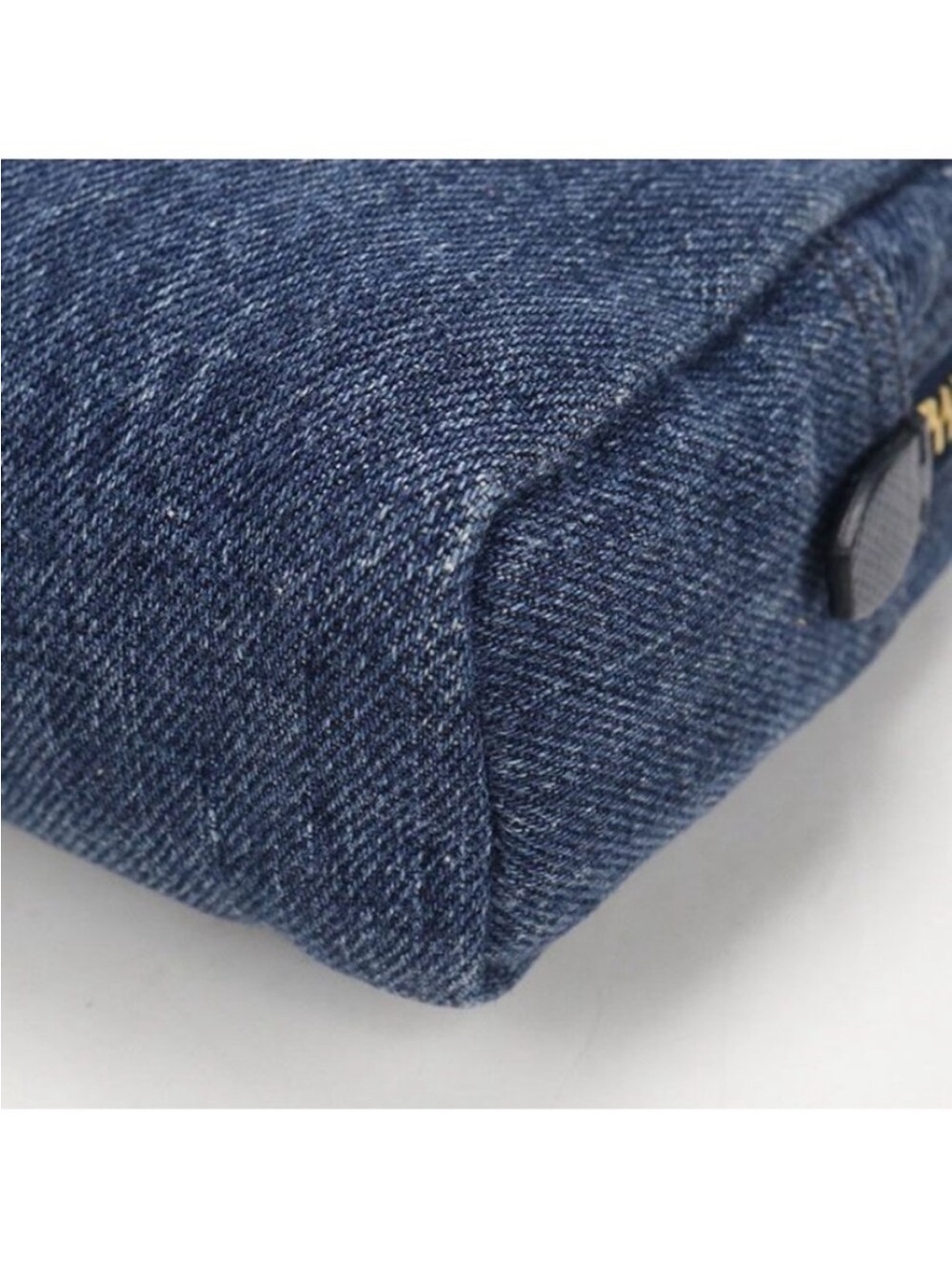 Prada Denim Triangle Pouch - Picture 6 of 9